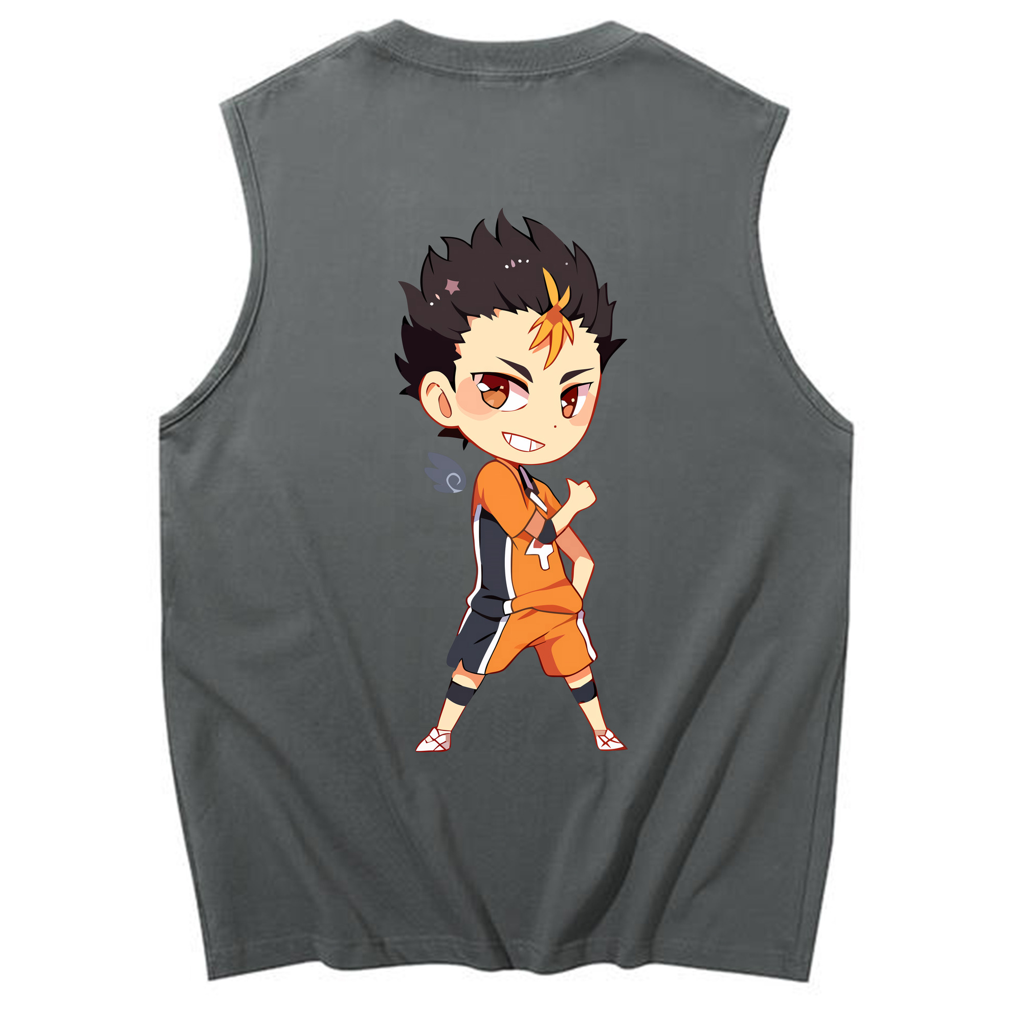 （画像用） ハイキュー!! Haikyu!! コットン100％タンクトップ（背面プリント）